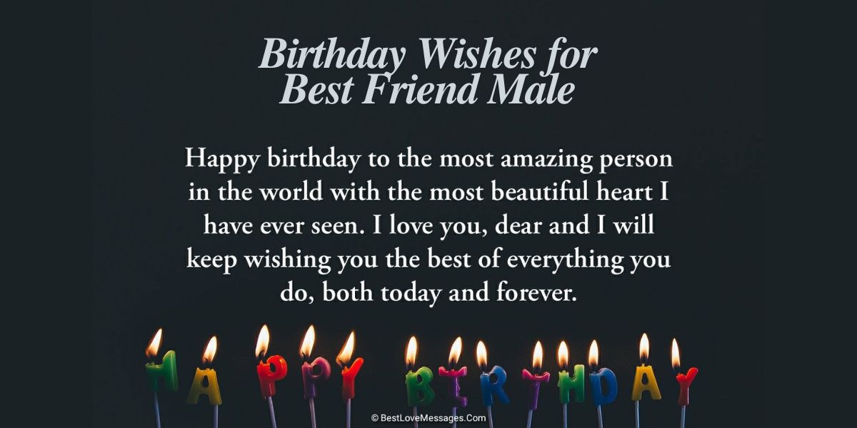 150+ Heart touching Birthday Wishes for Best Friend Male